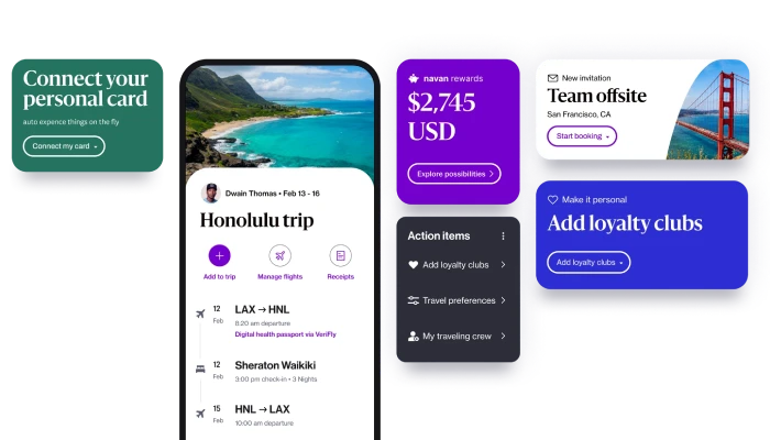 business travel management software Navan